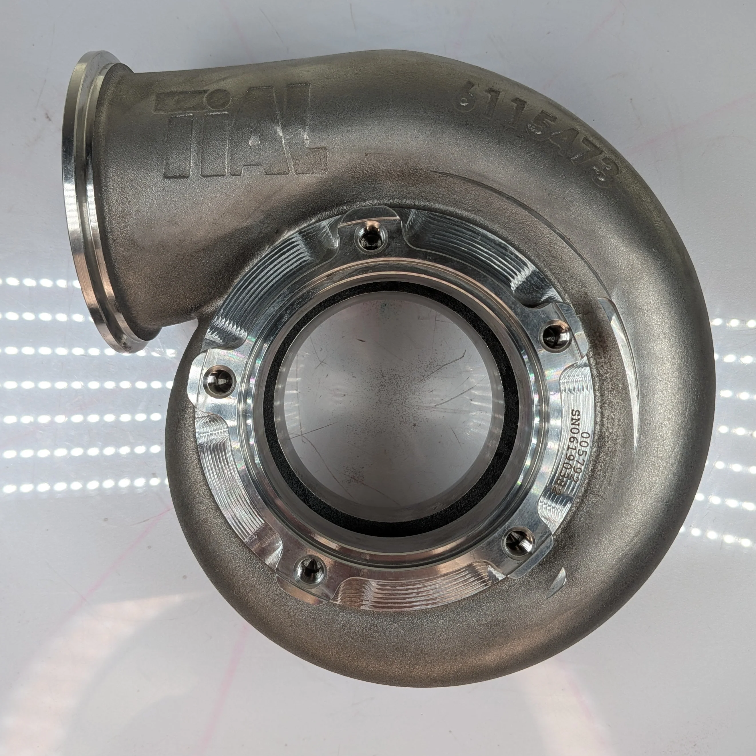 TiALSport SS V-flanged Mid-Frame SX/SX-E Turbine Housing - Image 3